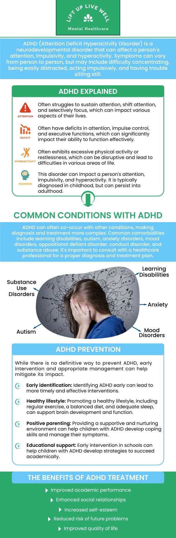 Navigating life with ADHD can feel like trying to steer a ship in a storm. At Lift Up Live Well Mental Healthcare in Manhattan, Nerisa Bryan, NP, PMHNP provides individualized treatment to help you regain control. She understands that ADHD affects more than just focus; it impacts organization, emotional regulation, and daily functioning. Nerisa works collaboratively with each patient to develop a comprehensive plan that may include medication management and behavioral strategies. For more information, contact us or schedule an appointment online. We are conveniently located at 276 Fifth Avenue, Suite 704 New York, New York 10001.